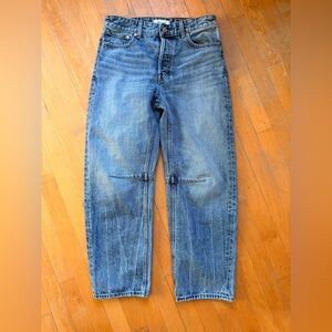 Madewell Japanese Denim Barrel Jeans